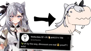 Zeta is not a cat,but a Dinosaur!