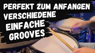 Einfache Schlagzeug Grooves! perfekt für DICH zum Anfangen & Weiterentwickeln