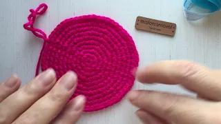 ENG-ESP SUB TIĞ İŞİ YUVARLAK YAPIMI - SUBTITLE ON | PERFECT CROCHET CIRCLE