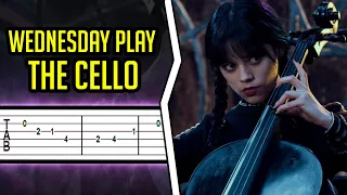 Wednesday - Wednesday Plays the Cello【𝗧𝗔𝗕】|➤ GUITAR TUTORIAL