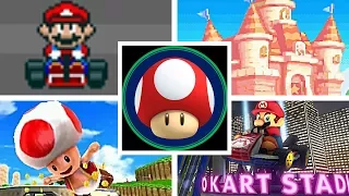 Evolution Of FIRST RACE TRACKS In Super Mario Kart Series (1992-2017)