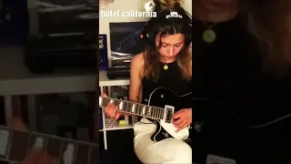 🎸 eagles - hotel california solo cover 🎸 (1year playing guitar)