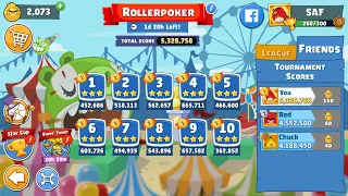 Angry Birds Friends. Rollerpoker  (25.05.2024). All levels 3 stars. Passage from Sergey Fetisov