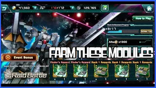 Raid Battle Co-Op | Farm These Event Exclusive Modules Now!!! (Gundam UC Engage)