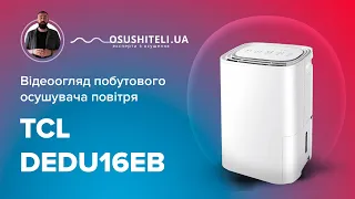 Видеообзор бытового осушителя воздуха TCL DEDU16EB