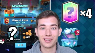 4 LEGENDÄRE KARTEN! 😮 SELTENE TRUHE GEZOGEN! | Pay2Win Account | Clash Royale deutsch