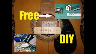 Make A Guitar Pickup For Free (Household Items)