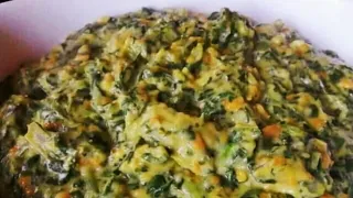 Creamed spinach recipe/How to cook delicious creamy spinach/Steakhouse creamed spinach recipe