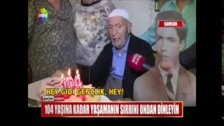 104 yaşına kadar yaşamanın sırrını ondan dinleyin