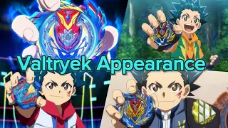 All Of Valtryek First Appearance In Beyblade Burst Season 1 - Season 7