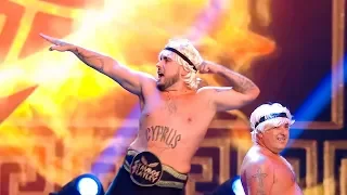 Stavros Flatley Make History And Gets The Golden Buzzer 2019 Best Audition - The Champions BGT