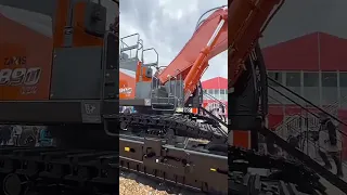 Launch of Hitachi 890 #excavator #shortvideos #viral #construction