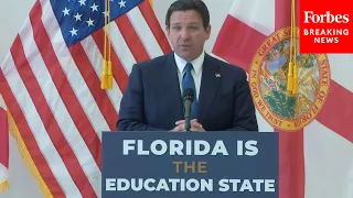 BREAKING NEWS: Florida Gov. Ron DeSantis Signs Education Reform Bill Into Law