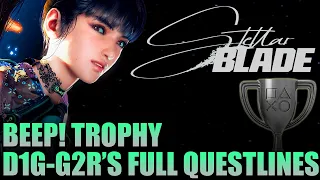 Beep! Trophy Guide - Plan to Clean the Earth & CnL Communicate and Link | Stellar Blade