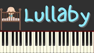 Easy Piano Tutorial: Lullaby by Brahms with free sheet music