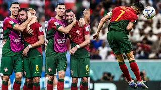 PORTUGAL Beats URUGUAY 2-0. RONALDO Controversial GOAL. BRUNO FERNANDES Penalty