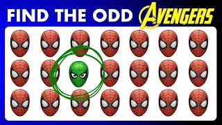 FIND THE ODD One Out 💥🕷️ SUPERHEROES from AVENGERS - Grizzly Quiz