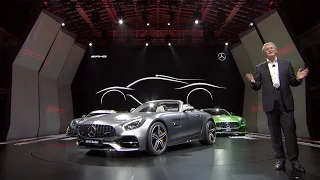 Mercedes-AMG GT C Roadster revealed at the Paris Motor Show 2016