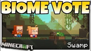 Minecraft - BIOME VOTE - MINECON LIVE ! FROGS & MANGROVE TREES = SWAMP - MCPE / Bedrock / Java