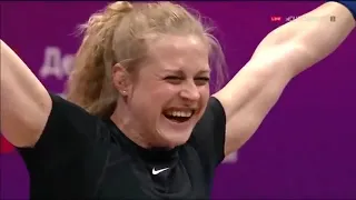 Lisa Schweizer 🇩🇪 – 218kg 4th Place – 2021 European Weightlifting Championships – Women's 64 kg