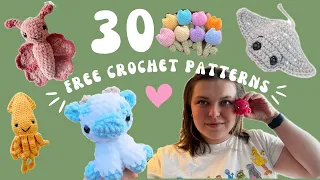 Free Crochet Plushies Patterns to try from Instagram and YouTube! Beginner friendly video tutorials!