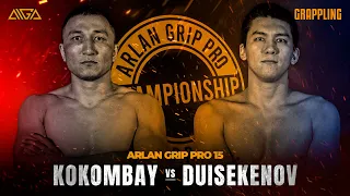 Kambar Kokombay - Daulet Duisekenov - AIGA - Arlan Grip PRO 15 - Grappling