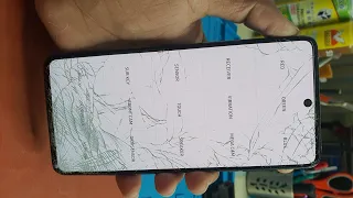 Samsung A71 broken glass Replacement | without mobile open | hindi