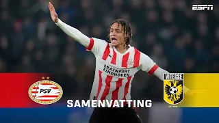 GEMISTE strafschop en RODE kaart voor de keeper 🟥 | Samenvatting PSV - Vitesse