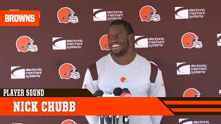Nick Chubb: "I can't ask for anything better than where I'm at. Cleveland is where I want to be."