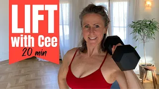 FULL BODY strength workout with dumbbells 20 minutes FB33