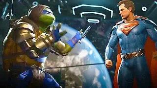 INJUSTICE 2 - TMNT Teenage Mutant Ninja Turtles Gameplay Epic Gear, Super Move