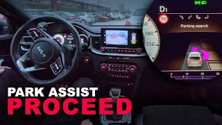 How to use park assist in Kia Proceed