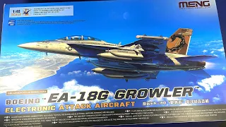 Review - 1/48 scale - E/A-18G Growler - Meng Model