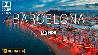 BARCELONA VIDEO 8K HDR 60fps DOLBY VISION WITH SOFT PIANO MUSIC