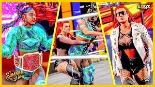 Wwe 2k22 : Bianca Belair vs Becky Lynch - Wwe SummerSlam 2022 | Wwe Raw Women's Championship 🔥