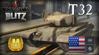 WoT Blitz Мастер на танке Т32 - World of Tanks Blitz Т32 (M)