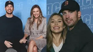 chrizzie - funny chris evans and elizabeth olsen moments