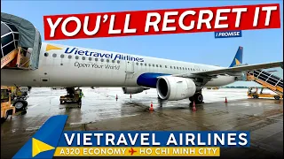 VIETRAVEL AIRLINES A321 Economy Class Trip Report【Bangkok to Ho Chi Minh City】What's The Point?