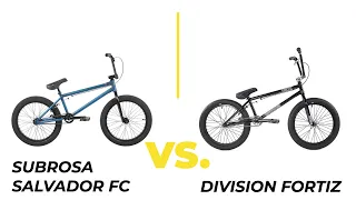 SUBROSA SALVADOR FC VS. DIVISION FORTIZ (BMX Bike Comparison)