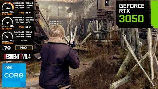 RTX 3050 - Resident Evil 4 Remake - 1080p Maximum Settings (RTX ON/OFF)