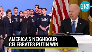 In USA's Backyard, Celebration Of Putin's Poll Win: Biden's Neighbour Mocks 'Western Empire'