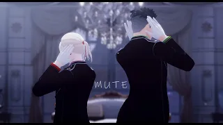 【鬼滅のMMD】MUTE【天元/行冥】【1080p】※非公式お着換え