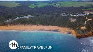 BELLS BEACH in Victoria on the Great Ocean Road. A Brief Visual Drone Tour in 4K