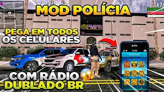 SAIU!! GTA SAN ANDREAS MOD POLÍCIA DA PMES 24 HORAS PARA ANDROID ATUALIZADO 2024