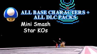 Mini-sized star KO screams: All base characters + All DLC! (Smash Ultimate)