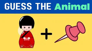 Guess The Animal By Emoji | Emoji Quiz | Emoji Challenge
