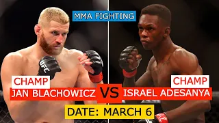 UFC 259 Light Heavyweight Title Fight-Jan Blachowicz Vs Israel Adesanya