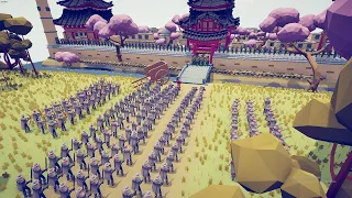 200x MEDIEVAL ARMY SIEGE SAMURAI CITY - Totally Accurate Battle Simulator TABS