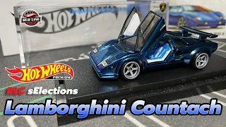 Lamborghini Countach #HotWheels RLC sElections Premium Diecast 1/64 scale