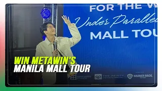 Win Metawin goes on mall tour in Manila | ABS-CBN News